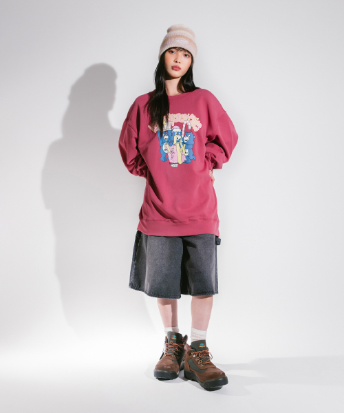 LMCの「SURPRISE BEAR SWEATSHIRT black(スウェット・レディース・その他・S/M/L/XL)」の2枚目の写真