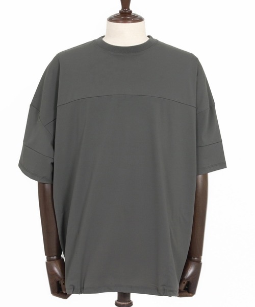 CAMBIO(カンビオ)の「mt10186-Stretch Nylon Short Sleeve Pullover ストレッチナイロンTシャツ(S66126cmb)(Tシャツ/カットソー・メンズ・ライトグレー/ブラック/ネイビー/チャコール・S/M/L)」の22枚目の写真