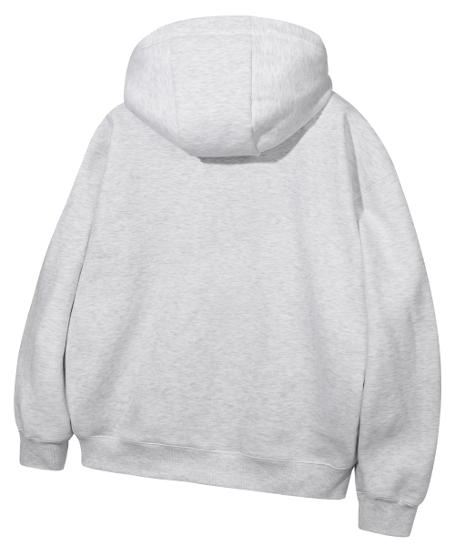GAINSBORO(ゲインズボロ)の「LOVE チームロゴ フードパーカー_ホワイトメランジ(パーカー・レディース・ホワイト・S/M/L/XL)」の2枚目の写真