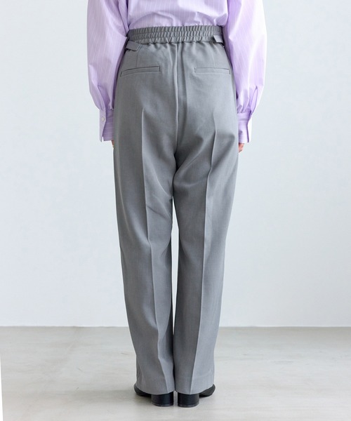 セール】【低身長・小柄さんサイズ】クリアツイルワイドパンツ