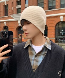 WESTBOY（ウエストボーイ）の「無地 シンプル モノトーン 太リブ ビーニー ニットキャップ WO25W17AC19（ニットキャップ/ビーニー）」