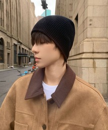 WESTBOY（ウエストボーイ）の「無地 シンプル モノトーン 太リブ ビーニー ニットキャップ WO25W17AC19（ニットキャップ/ビーニー）」