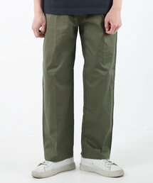 PEPPERSEASONING（ペッパーシーズニング）の「[夏素材] ワイドチノバンディングコットンパンツ カーキ（その他パンツ）」