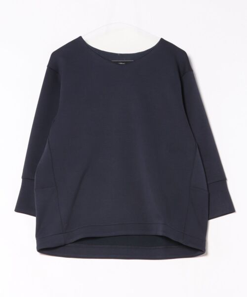 LAUTREAMONT(ロートレアモン)の「【WEB限定】《暖色美》裏起毛Vネックトップス≪手洗い≫(Tシャツ/カットソー・レディース・オレンジ/ネイビー/ベージュ/パープル/グリーン/キャメル・9号)」の10枚目の写真