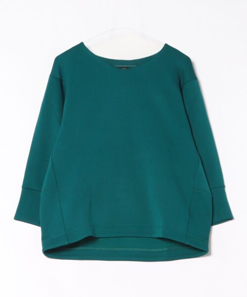 LAUTREAMONT(ロートレアモン)の「【WEB限定】《暖色美》裏起毛Vネックトップス≪手洗い≫(Tシャツ/カットソー・レディース・オレンジ/ネイビー/ベージュ/パープル/グリーン/キャメル・9号)」の11枚目の写真