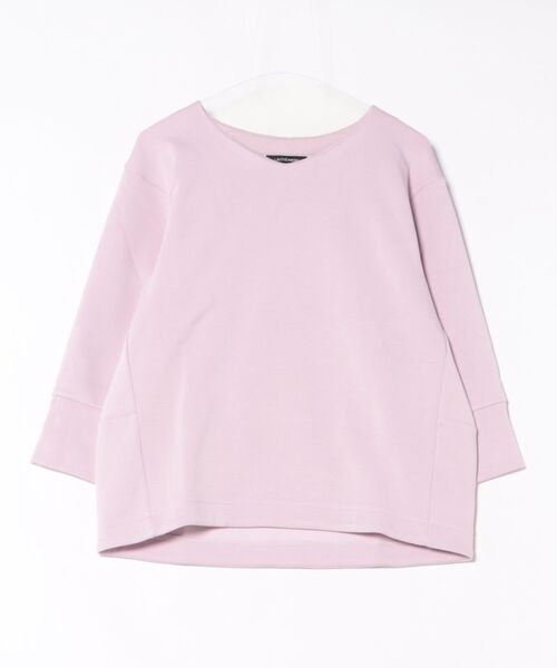 LAUTREAMONT(ロートレアモン)の「【WEB限定】《暖色美》裏起毛Vネックトップス≪手洗い≫(Tシャツ/カットソー・レディース・オレンジ/ネイビー/ベージュ/パープル/グリーン/キャメル・9号)」の13枚目の写真