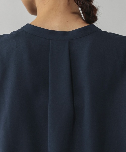 GLOBAL WORK(グローバルワーク)の「キレイつづく2WAYタック長袖/601017(Tシャツ/カットソー・レディース・ネイビー/オフホワイト/サックスブルー系/ホワイト系その他/サックスブルー・LARGE/MEDIUM/SMALL)」の17枚目の写真
