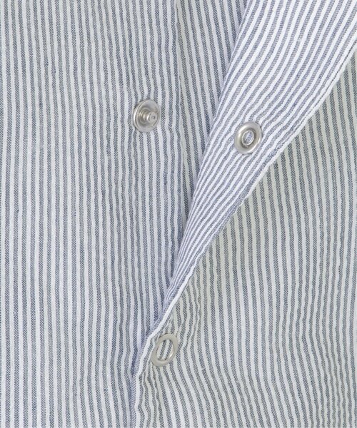 ikka(イッカ)の「【親子コーデ】サッカースナップシャウター(110~160cm)(シャツ/ブラウス・キッズ・ブルー・XL/L/M/S/XS)」の15枚目の写真