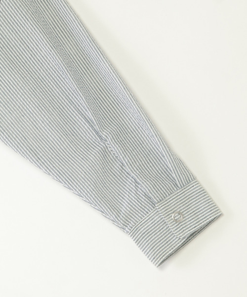 ikka(イッカ)の「【親子コーデ】サッカースナップシャウター(110~160cm)(シャツ/ブラウス・キッズ・ブルー・XL/L/M/S/XS)」の5枚目の写真