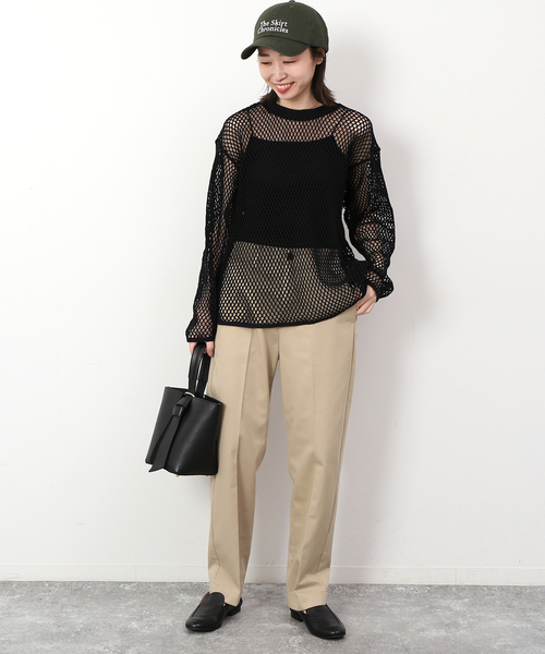 AULENTTI（オウレンティ）の「《追加2》AULENTTI/オウレンティ バケツバッグ FB-5976-DOSA（ハンドバッグ・レディース・ベージュ/ブラック・FREE）」の3枚目の写真