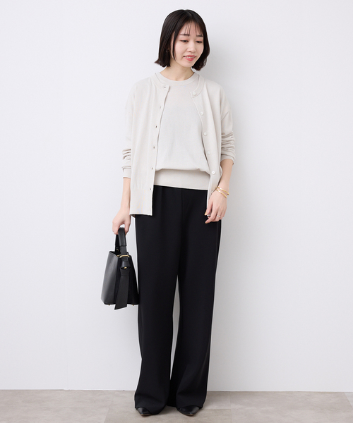 AULENTTI（オウレンティ）の「《追加2》AULENTTI/オウレンティ バケツバッグ FB-5976-DOSA（ハンドバッグ・レディース・ベージュ/ブラック・FREE）」の11枚目の写真