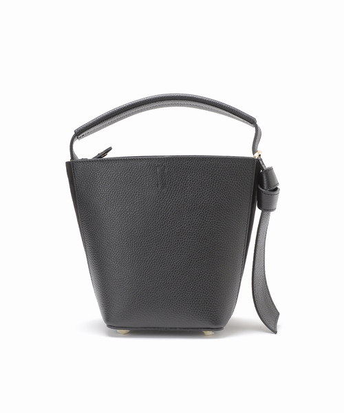 AULENTTI（オウレンティ）の「《追加2》AULENTTI/オウレンティ バケツバッグ FB-5976-DOSA（ハンドバッグ・レディース・ベージュ/ブラック・FREE）」の9枚目の写真