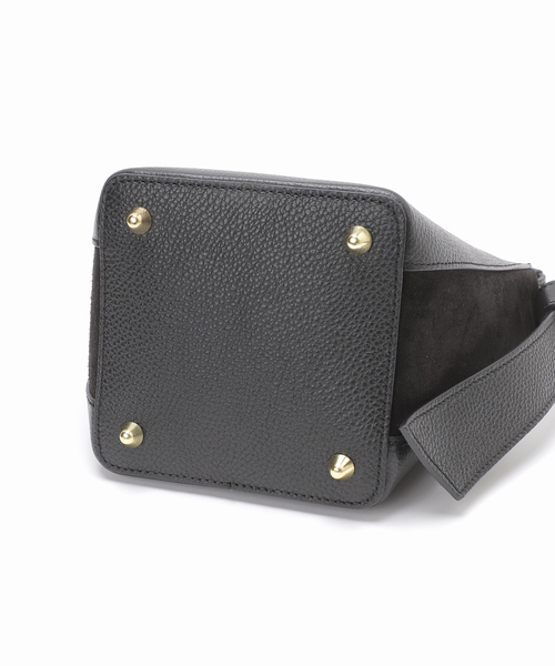 AULENTTI（オウレンティ）の「《追加2》AULENTTI/オウレンティ バケツバッグ FB-5976-DOSA（ハンドバッグ・レディース・ベージュ/ブラック・FREE）」の10枚目の写真