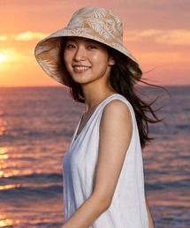 RIP CURL（リップカール）の「【RIPCURL（リップカール）】TRES COOL UPF/日焼け対策  総柄　ミディアムブリムハット（ハット）」