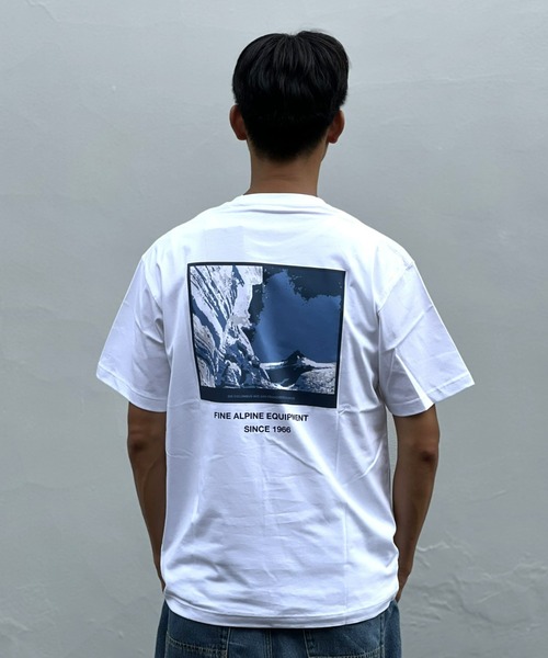 THE NORTH FACE(ザノースフェイス)の「【THE NORTH FACE】S/S Rock Wall Graphic Tee(Tシャツ/カットソー・メンズ・ブラック/ホワイト/ブルー・MEDIUM/LARGE/X-LARGE)」の1枚目の写真