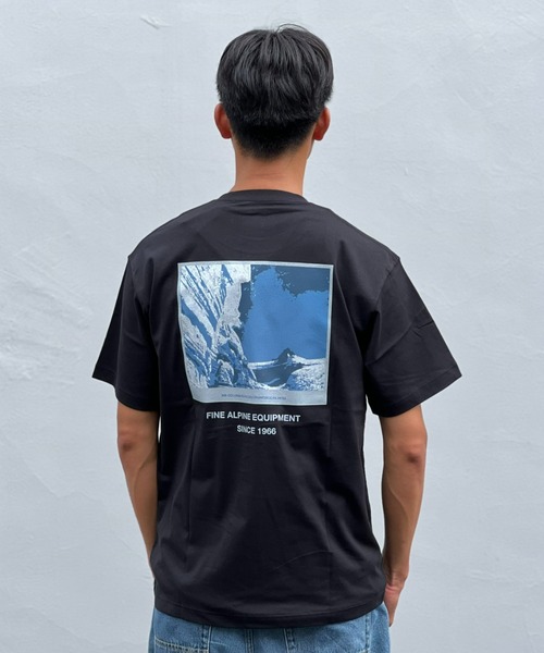 THE NORTH FACE(ザノースフェイス)の「【THE NORTH FACE】S/S Rock Wall Graphic Tee(Tシャツ/カットソー・メンズ・ブラック/ホワイト/ブルー・MEDIUM/LARGE/X-LARGE)」の2枚目の写真
