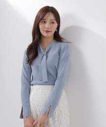 PROPORTION BODY DRESSING | パールリングボウタイニット / 1216170214(ニット/セーター)