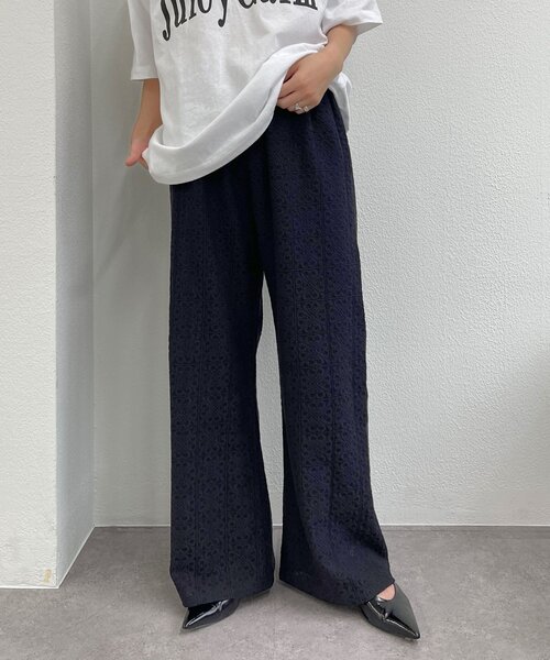 Omekashi(オメカシ)の「レースパンツ(その他パンツ・レディース・ブラック/オフホワイト/ブルー系その他・38/36)」の6枚目の写真