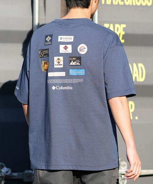 Columbia(コロンビア)の「columbia/コロンビア リラックスフィット綿混ショートスリーブTシャツ PG7093(Tシャツ/カットソー・メンズ・ダークグリーン/ホワイト/ネイビー/ブラック・XL/L/M/S)」の4枚目の写真