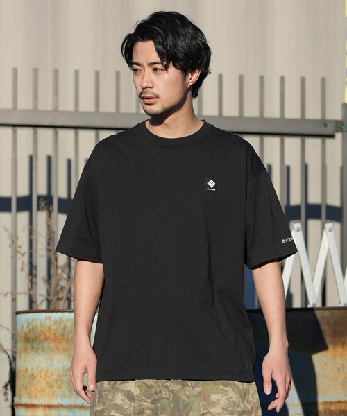 Columbia(コロンビア)の「columbia/コロンビア リラックスフィット綿混ショートスリーブTシャツ PG7093(Tシャツ/カットソー・メンズ・ダークグリーン/ホワイト/ネイビー/ブラック・XL/L/M/S)」の21枚目の写真