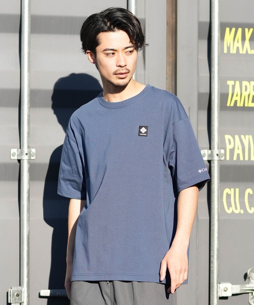 Columbia(コロンビア)の「columbia/コロンビア リラックスフィット綿混ショートスリーブTシャツ PG7093(Tシャツ/カットソー・メンズ・ダークグリーン/ホワイト/ネイビー/ブラック・XL/L/M/S)」の9枚目の写真