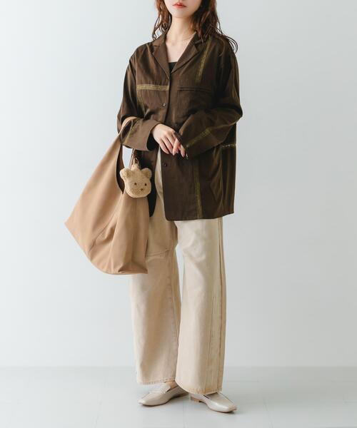 RODE SKO(ロデスコ)の「スエード調ワンハンドルトートバッグ(トートバッグ・レディース・グレー/ベージュ/ブラウン・ONE)」の22枚目の写真