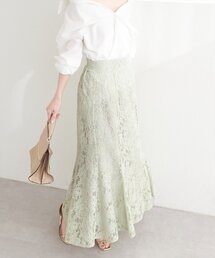 natural couture | 着丈変えられるレースマーメイドスカート(スカート)