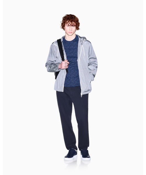 ARMANI EXCHANGE(アルマーニエクスチェンジ)の「【A|X アルマーニ エクスチェンジ】オールオーバースクエアロゴ 半袖クルーネックTシャツ/REGULAR(Tシャツ/カットソー・メンズ・ネイビー/アイボリー・X-LARGE/SMALL/MEDIUM/LARGE/XX-LARGE/X-SMALL)」の8枚目の写真
