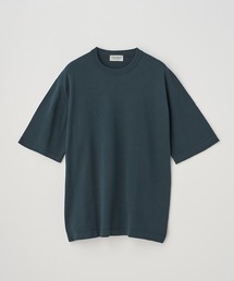JOHN SMEDLEY（ジョンスメドレー）の「ウェルトヘム半袖コットンニットTシャツ（ニット/セーター）」