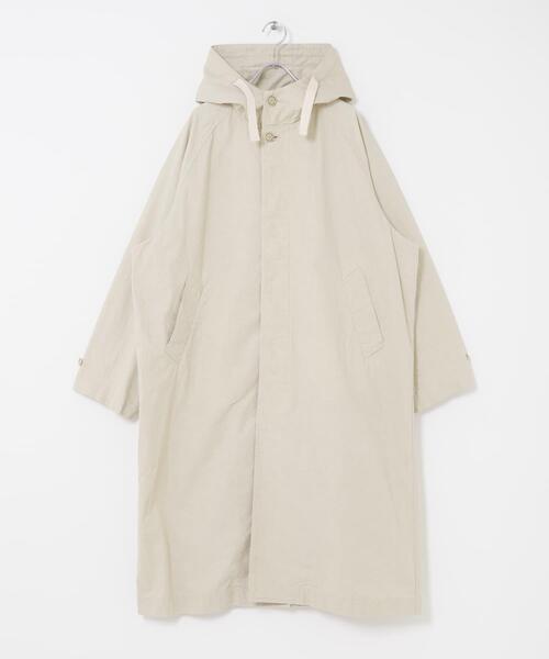 かぐれ（カグレ）の「コットンフードラグランコート（その他アウター・レディース・ネイビー/アイボリー・FREE）」の15枚目の写真