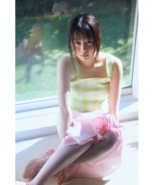 FURFUR（ファーファー）の「ギンガムジャガードプルオーバー（ニット/セーター・レディース・ライム/サックスブルー/ブラック・F）」の10枚目の写真