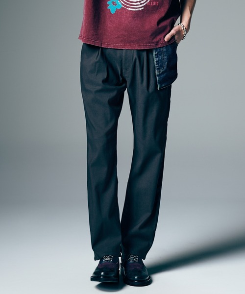 glamb(グラム)の「Hedi Slim Tapered Pants / エディスリムテーパードパンツ(その他パンツ・メンズ・ブラック/グレー・S/M/L)」の2枚目の写真