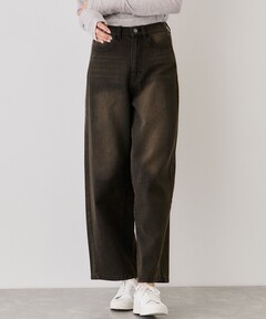 cross waist curve pants/クロスウエストカーブパンツ（デニムパンツ