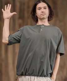 mt10274- 裾ドローコードヘンリーTシャツ(CA02-63216)