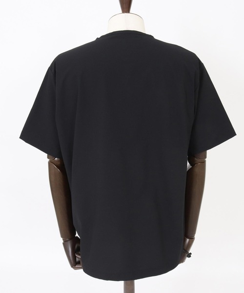 CAMBIO（カンビオ）の「mt10274- 裾ドローコードヘンリーTシャツ(CA02-63216)（Tシャツ/カットソー・メンズ・ブラック/グレー/アイボリー・XL/L/M）」の5枚目の写真