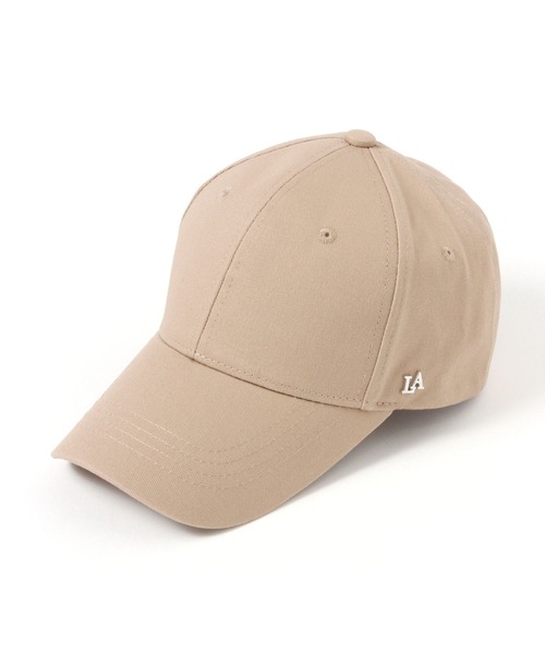 LAKOLE（ラコレ）の「ワンポイントツイルキャップ / 631807（キャップ・レディース・ブラック/オフホワイト/ベージュ・FREE）」の3枚目の写真