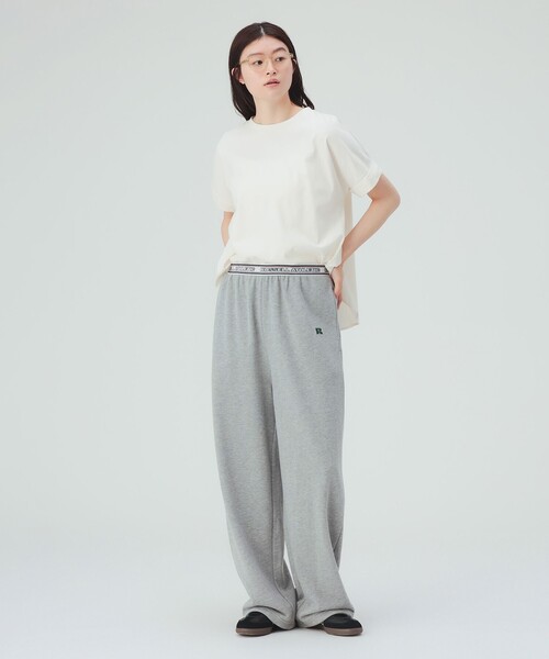 BEAMS HEART(ビームスハート)の「【360度どこから見てもお洒落】後釦 異素材 プルオーバー(Tシャツ/カットソー・レディース・ブラック/ネイビー/オフホワイト/グリーン・FREE)」の5枚目の写真