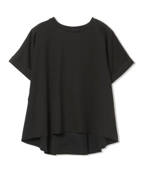 BEAMS HEART(ビームスハート)の「【360度どこから見てもお洒落】後釦 異素材 プルオーバー(Tシャツ/カットソー・レディース・ブラック/ネイビー/オフホワイト/グリーン・FREE)」の17枚目の写真