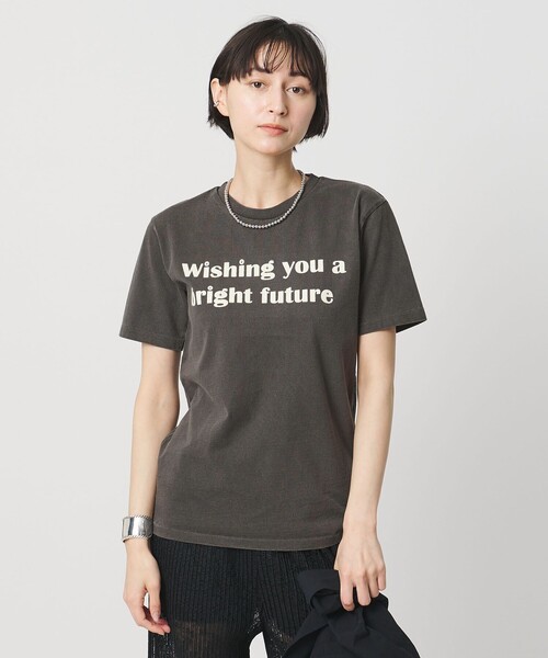 MIXTA（ミクスタ）の「【別注】＜MIXTA＞WHISHING Tシャツ（Tシャツ/カットソー・レディース・ブラック・S）」の2枚目の写真