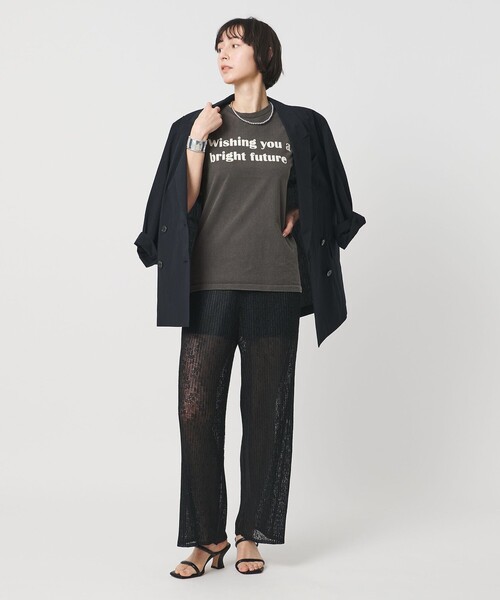 MIXTA（ミクスタ）の「【別注】＜MIXTA＞WHISHING Tシャツ（Tシャツ/カットソー・レディース・ブラック・S）」の3枚目の写真