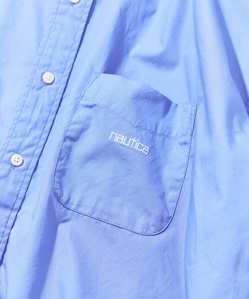 NAUTICA(ノーティカ)の「NAUTICA/ノーティカ ビッグシルエット ブロード BDシャツ(シャツ/ブラウス・メンズ・サックスブルー/ブラック/ネイビー/グリーン/ホワイト・X-LARGE/LARGE/MEDIUM)」の10枚目の写真