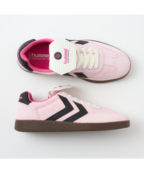 hummel(ヒュンメル)の「hummel/ヒュンメル VM78 CPH HEARTBEAT(スニーカー・レディース・ピンク・24cm/25cm/25.5cm/26.5cm/27cm/28cm/23cm)」の1枚目の写真