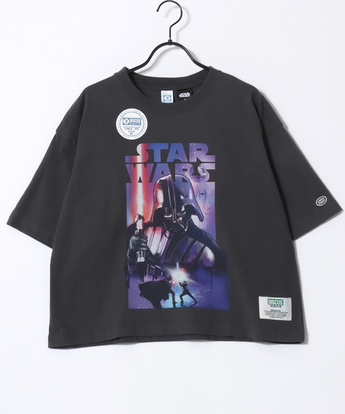 STAR WARS(スターウォーズ)の「Disney/ディズニーコラボ DISCUS/ディスカス オーバーサイズ ショート丈&レギュラー丈 スターウォーズ 半袖Tシャツ/レディース メンズ(Tシャツ/カットソー・レディース・ブラック/ブラック系その他2/ブラック系その他/ブラック系その他3・M/L)」の19枚目の写真