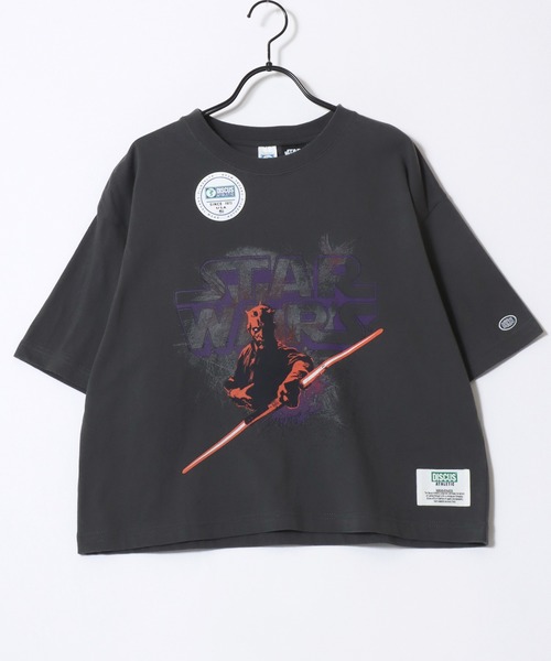 STAR WARS(スターウォーズ)の「Disney/ディズニーコラボ DISCUS/ディスカス オーバーサイズ ショート丈&レギュラー丈 スターウォーズ 半袖Tシャツ/レディース メンズ(Tシャツ/カットソー・レディース・ブラック/ブラック系その他2/ブラック系その他/ブラック系その他3・M/L)」の18枚目の写真