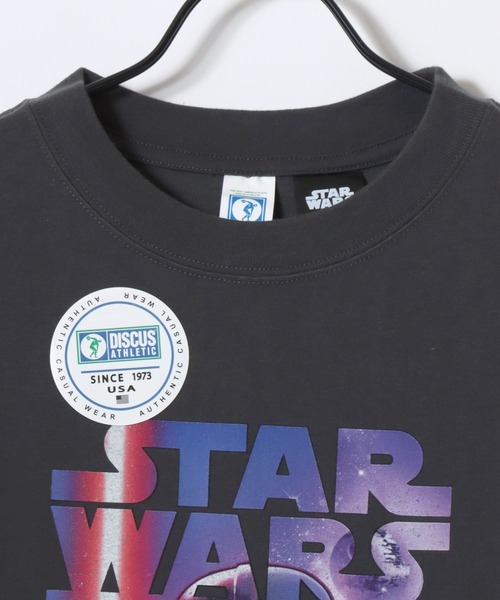 STAR WARS(スターウォーズ)の「Disney/ディズニーコラボ DISCUS/ディスカス オーバーサイズ ショート丈&レギュラー丈 スターウォーズ 半袖Tシャツ/レディース メンズ(Tシャツ/カットソー・レディース・ブラック/ブラック系その他2/ブラック系その他/ブラック系その他3・M/L)」の6枚目の写真