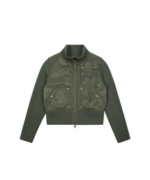 AAKAM（アーカム）の「Knitted Nylon Jacket (Khaki)（その他アウター）」