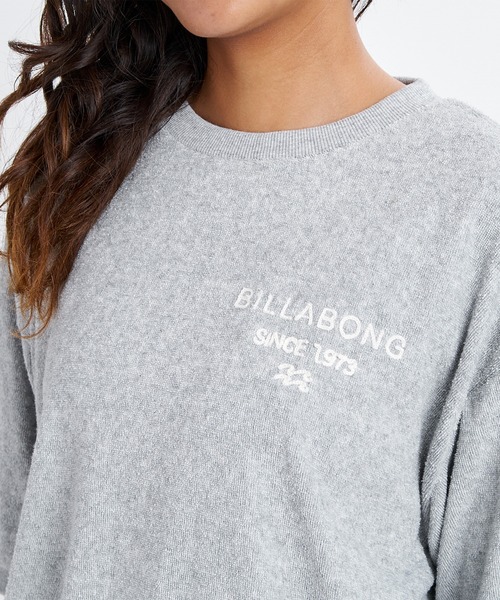 BILLABONG(ビラボン)の「BILLABONG/ビラボン 半袖 Tシャツ ロゴ バックプリント パイル生地 セットアップ対応 BG013303(Tシャツ/カットソー・レディース・ホワイト/アクア・M/L)」の7枚目の写真