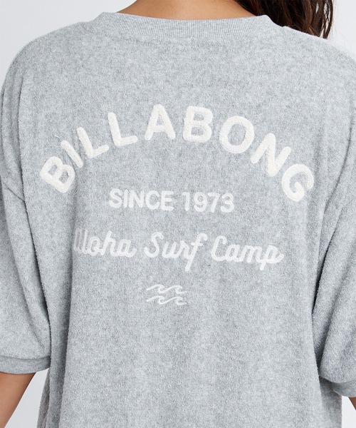 BILLABONG(ビラボン)の「BILLABONG/ビラボン 半袖 Tシャツ ロゴ バックプリント パイル生地 セットアップ対応 BG013303(Tシャツ/カットソー・レディース・ホワイト/アクア・M/L)」の9枚目の写真