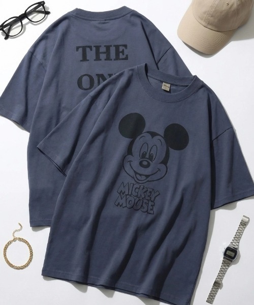 Disney(ディズニー)の「2026SS Disney/ディズニー ビンテージライクプリント フロント/バック/ラグラン 半袖Tシャツ レディース メンズ(Tシャツ/カットソー・レディース・ブルーグレー/ブラック系その他2/イエロー/スミクロ/アイボリー/ホワイト系その他/ブラック系その他/ホワイト系その他2・M/LL/L)」の7枚目の写真