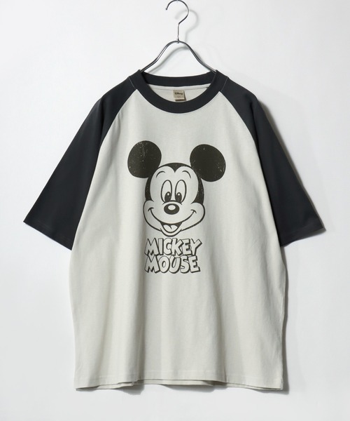 Disney(ディズニー)の「2026SS Disney/ディズニー ビンテージライクプリント フロント/バック/ラグラン 半袖Tシャツ レディース メンズ(Tシャツ/カットソー・レディース・ブルーグレー/ブラック系その他2/イエロー/スミクロ/アイボリー/ホワイト系その他/ブラック系その他/ホワイト系その他2・M/LL/L)」の13枚目の写真